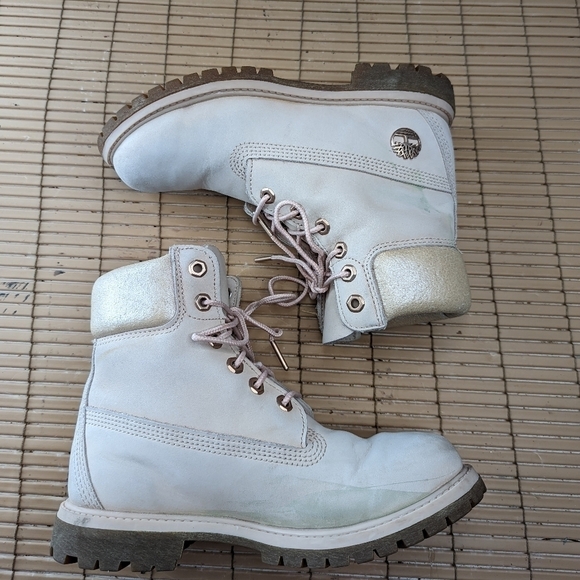 Timberland "Nellie" Waterproof Chukka Women's Size 6.5M light bubblegum Pink Nub - Picture 7 of 12